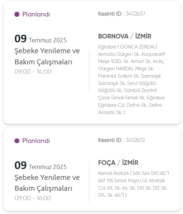 İzmir GEDİZ elektrik kesintisi! 9 Temmuz İzmir'de elektrik kesintisi ne zaman bitecek, elektrikler ne zaman gelecek?