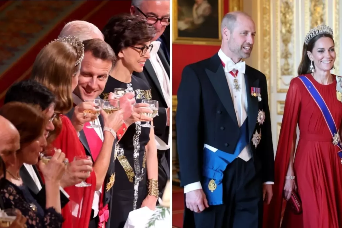 Resmi protokolde incelik mi, fazla samimiyet mi? Macron ve Kate'in tartışmalı anı