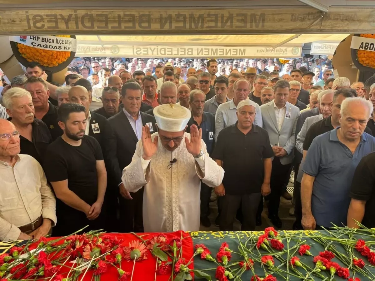 Menemen Eski Belediye Başkanı Tahir Şahin Son Yolculuğuna Uğurlandı
