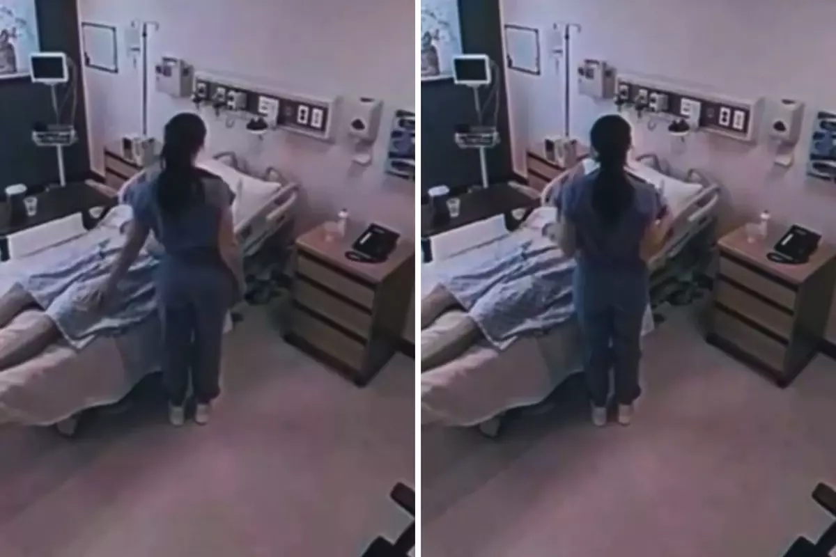 Üniformasının önünü açarak hastaya göğüslerini gösteren hemşireye tepki yağıyor