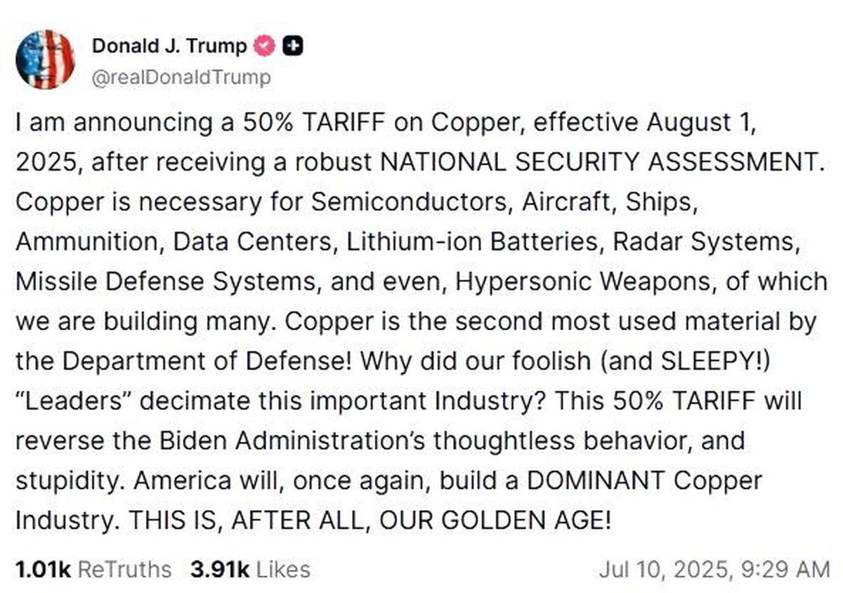 Trump, Bakıra Yüzde 50 Gümrük Vergisi Uygulayacak