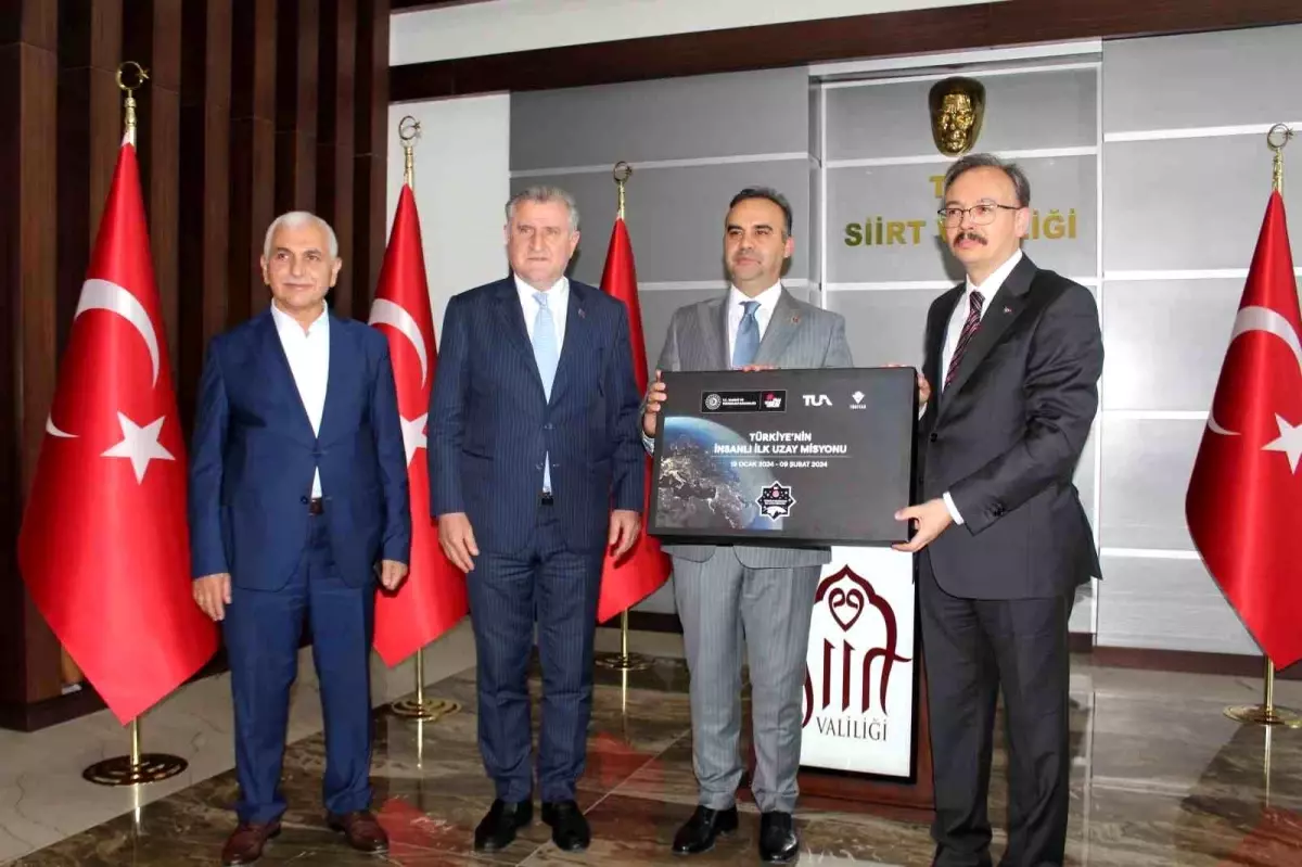 Bakan Bak ve Kacır Siirt'te Temaslarda Bulundu