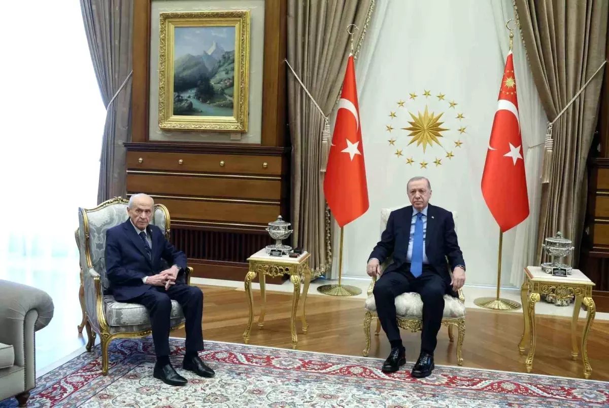 Cumhurbaşkanı Erdoğan, MHP Genel Başkanı Bahçeli ile görüştü