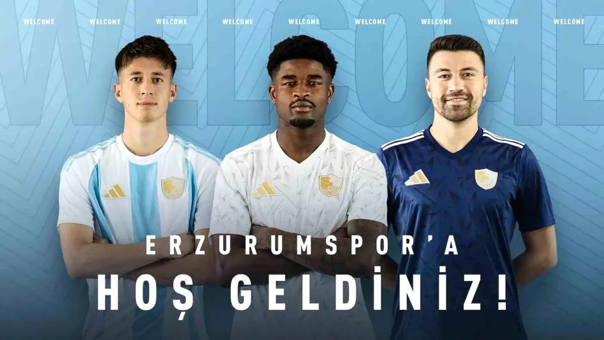 Erzurumspor FK, Üç Yeni Transferle Gücüne Güç Katıyor