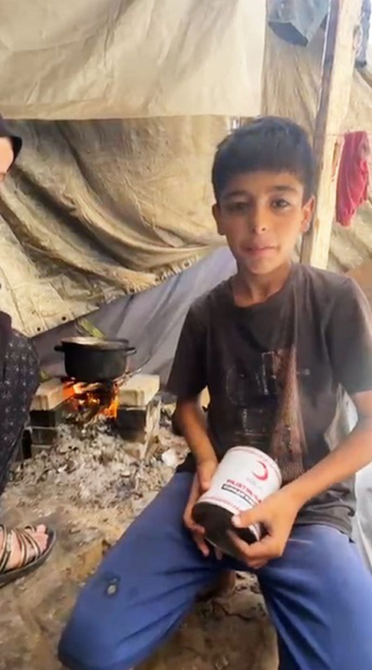Gazze'de Türk Yardımı ile İlk Kez Et Yediler