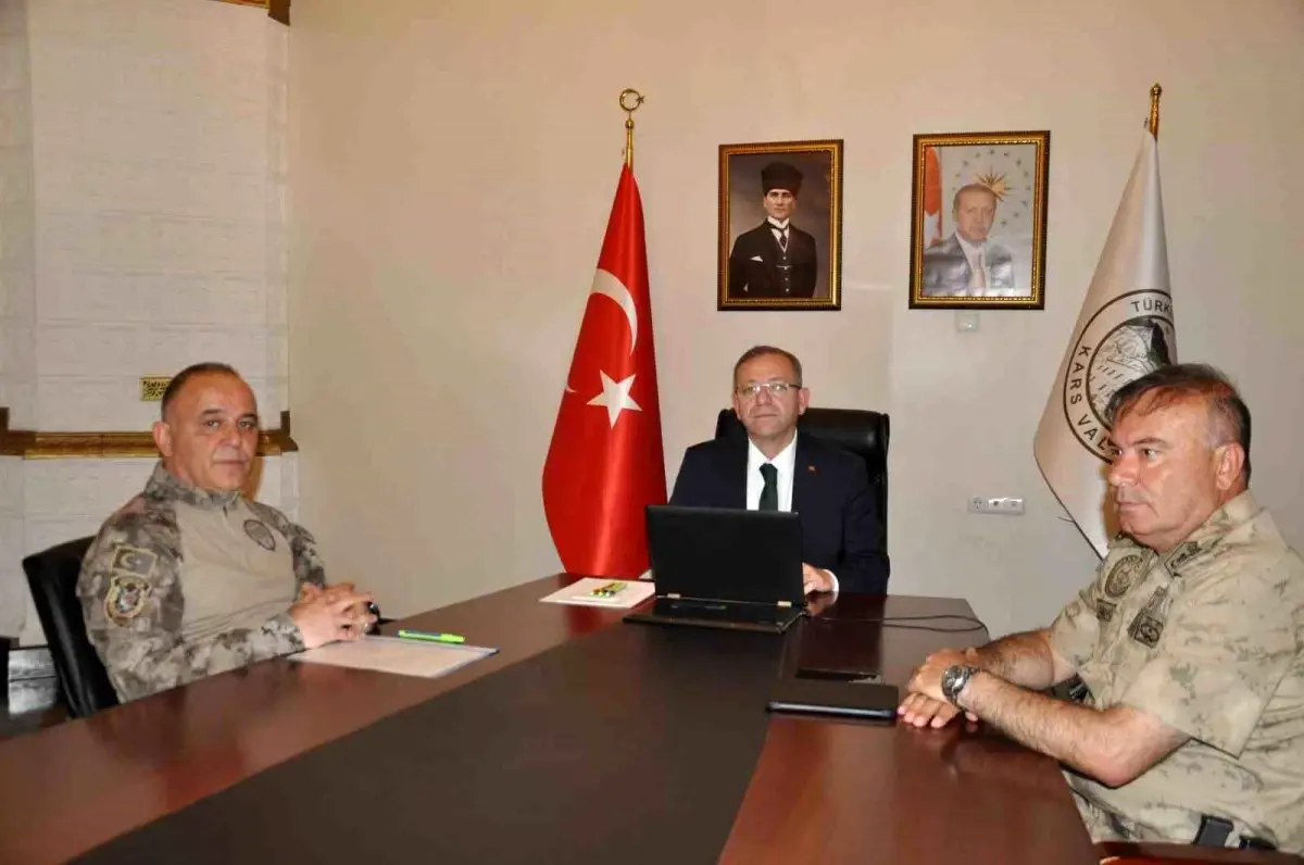 Kars'ta Asayiş ve Güvenlik Toplantısı Gerçekleştirildi