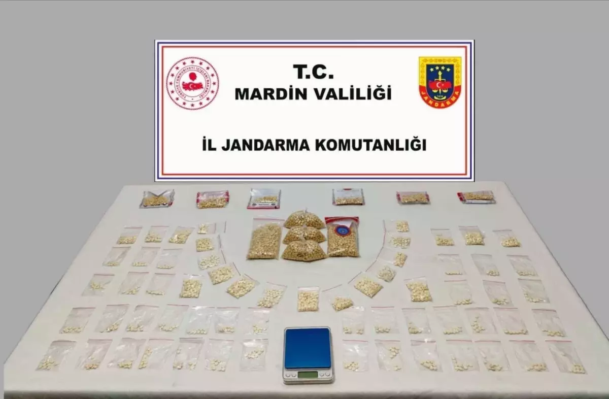 Mardin'de Uyuşturucu Operasyonu: 11 Bin 340 Hap Ele Geçirildi