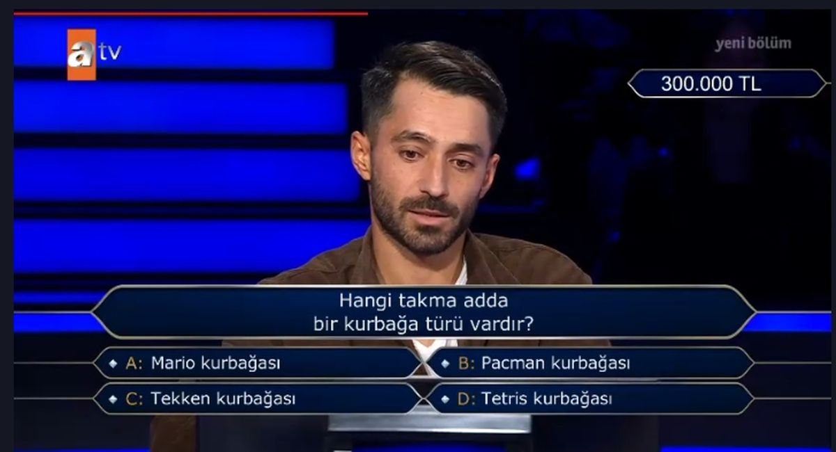 Mario kurbağası, Pacman kurbağası, Tekken kurbağası, Tetris kurbağası var mı?