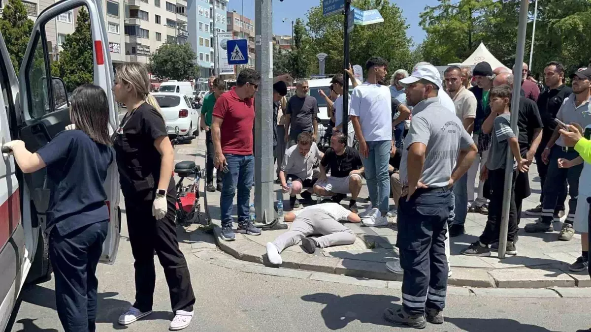 Çorlu'da Elektrikli Bisikletli Çocuk Yaralandı