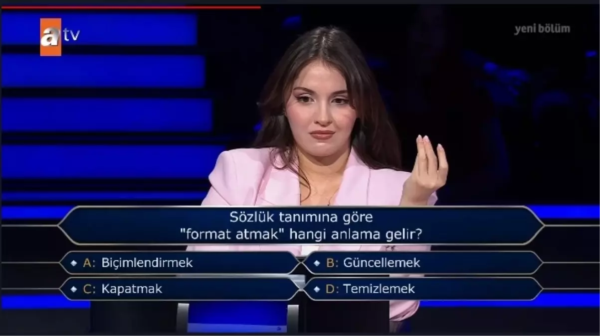 Sözlük tanımına göre format atmak hangi anlama gelir?