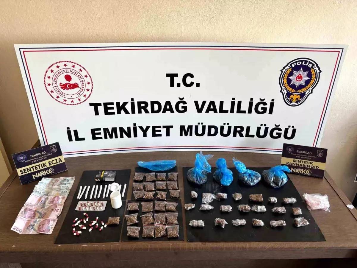 Tekirdağ Çorlu'da Sokak Çetelerine Uyuşturucu Operasyonu: 3 Tutuklama