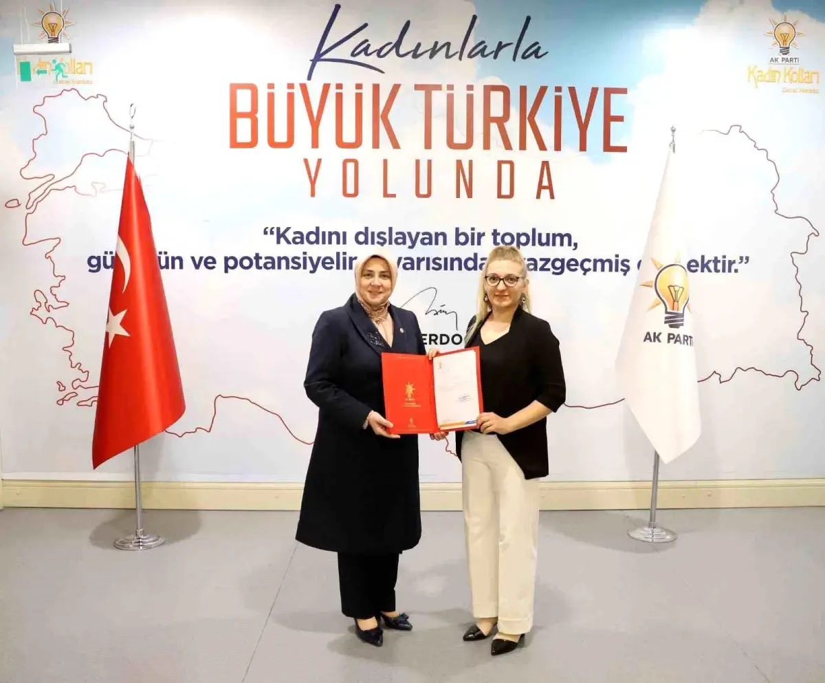 AK Parti Bozüyük İlçe Kadın Kolları Başkanlığına Kısmet Sağlam Atandı