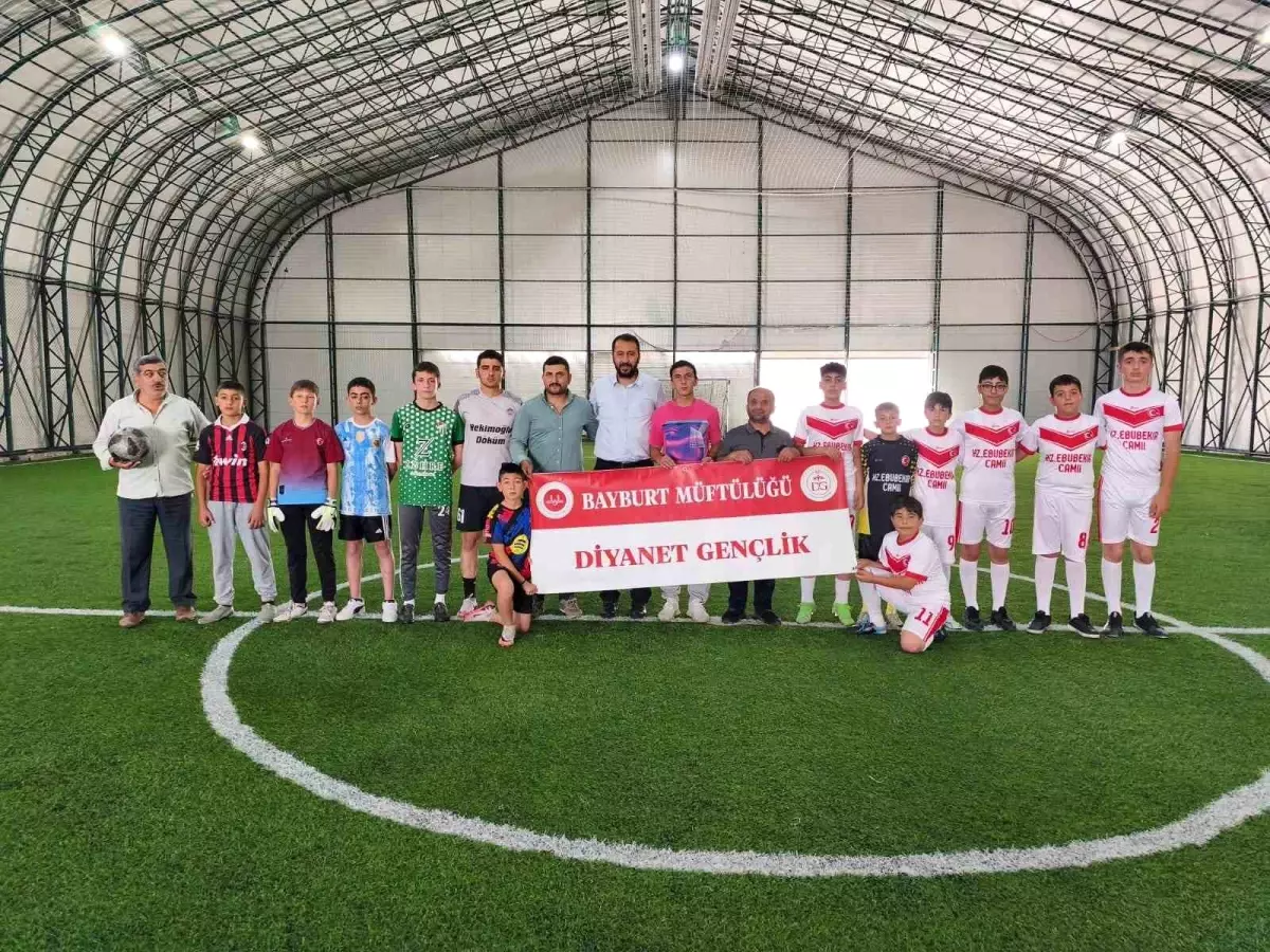 Bayburt'ta Yaz Kur'an Kursları Arası Futbol Turnuvası Başladı