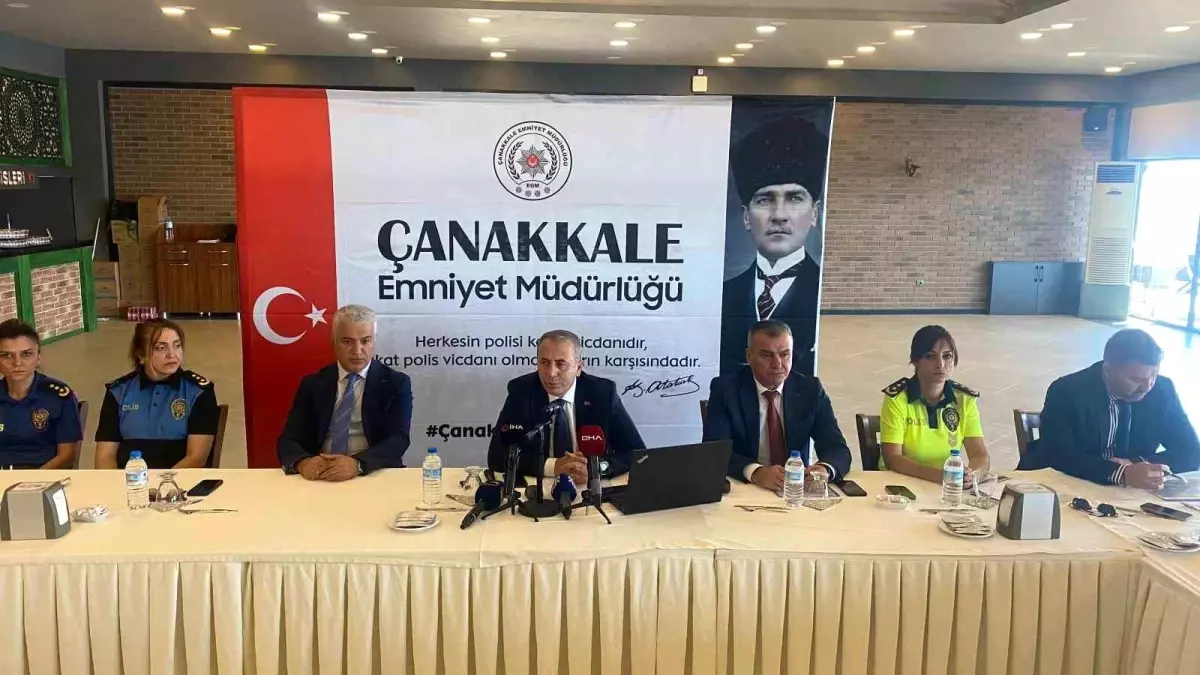 Çanakkale'de Asayiş Olaylarında Yüzde 22.8 Azalma