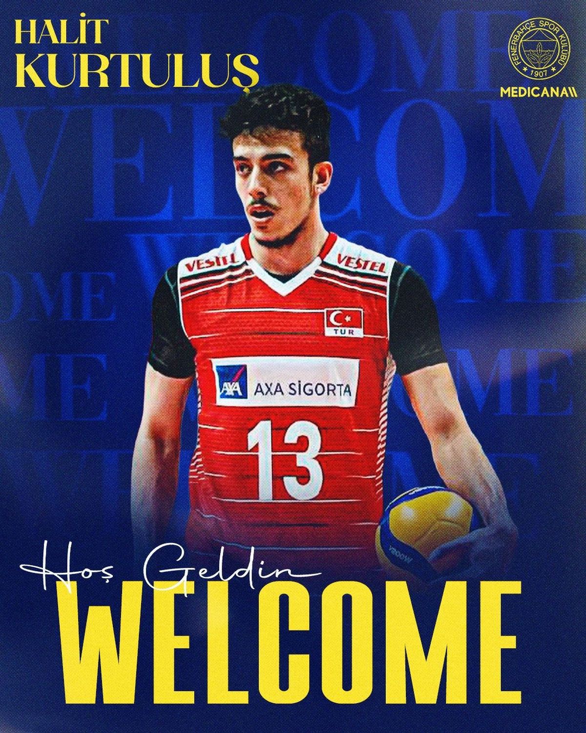 Fenerbahçe Erkek Voleybol Takımı Halit Kurtuluş'u Kadrosuna Kattı