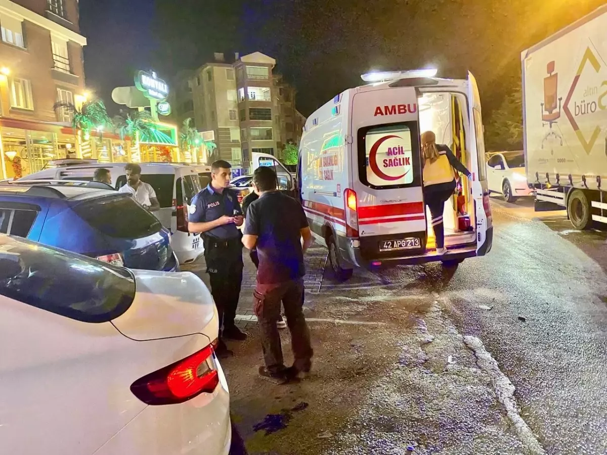 Kulu'da Kırmızı Işıkta Çarpışma: 1 Yaralı
