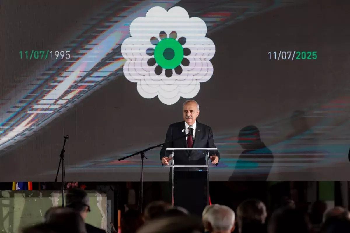 TBMM Başkanı Kurtulmuş: Srebrenitsa'nın utancı altında ezilen insanlık, Gazze'nin utancı altında daha fazla ezilmekte