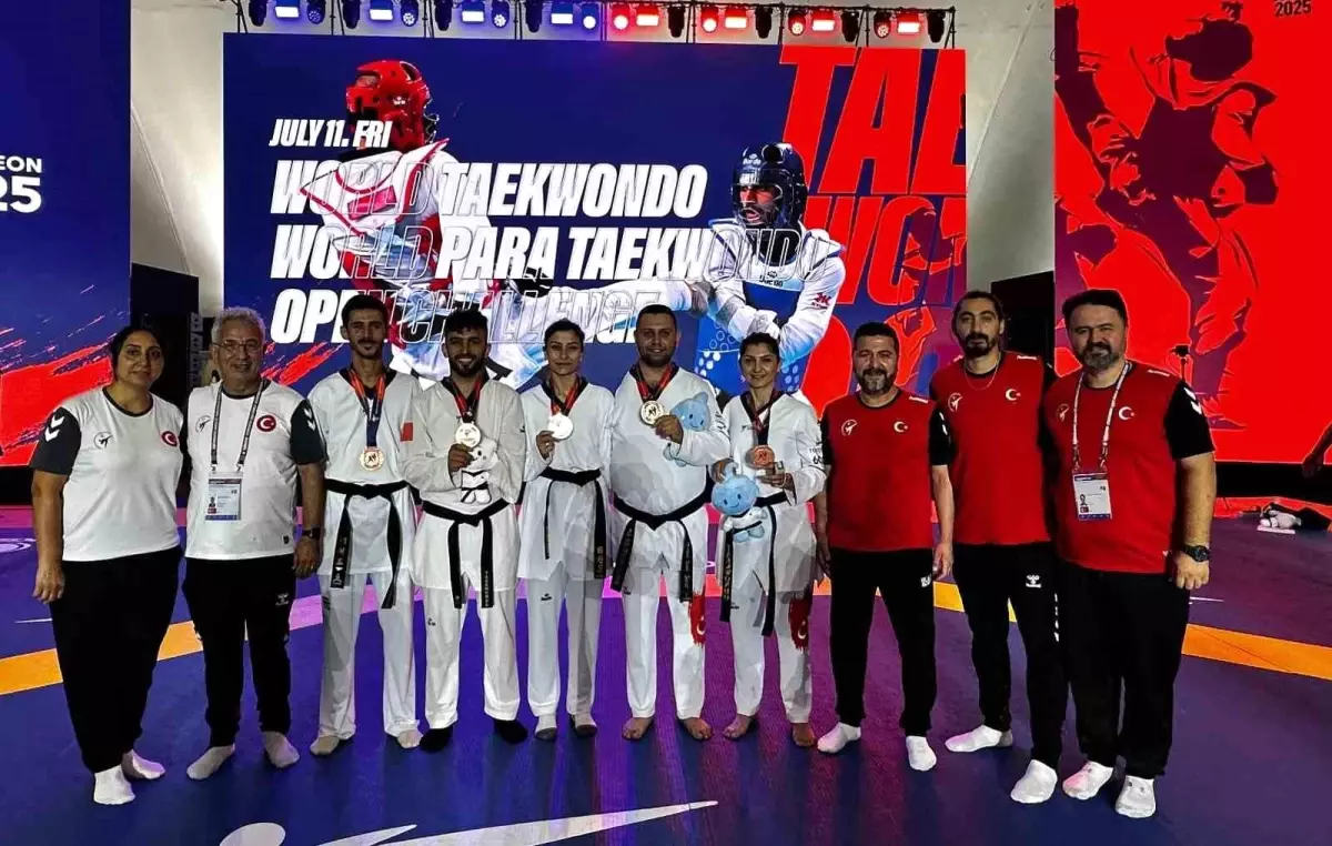 Türkiye, 2025 Dünya Para Taekwondo Open Challenge'da 5 Bronz Madalya Kazandı