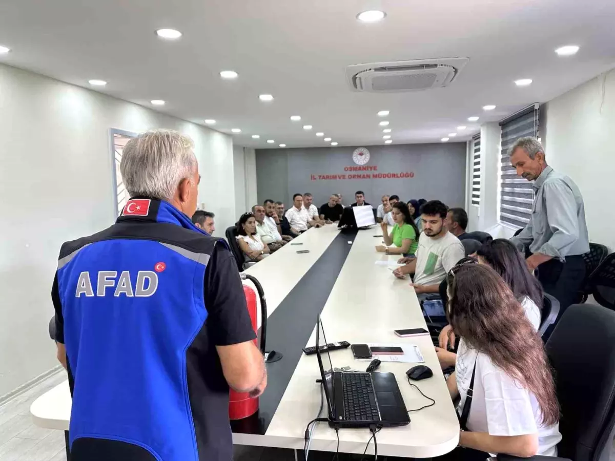 Osmaniye'de AFAD Tarafından Yangın Eğitimi Düzenlendi