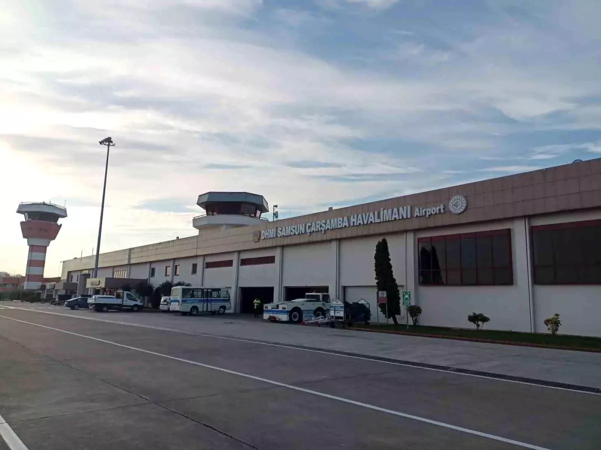 Samsun-Çarşamba Havalimanı İlk Yarısında 700 Binden Fazla Yolcuya Hizmet Verdi