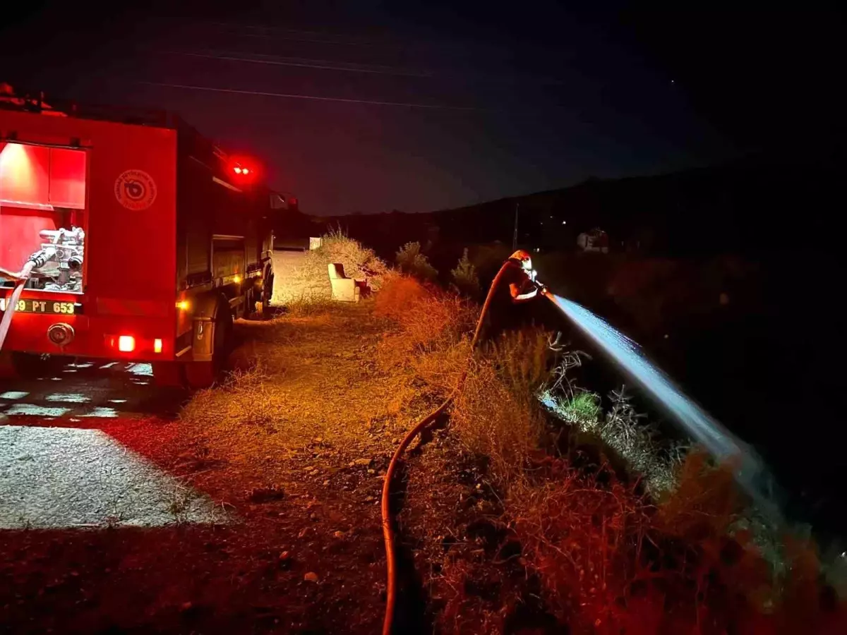 Tekirdağ'da İki Farklı Yangın Kontrol Altına Alındı