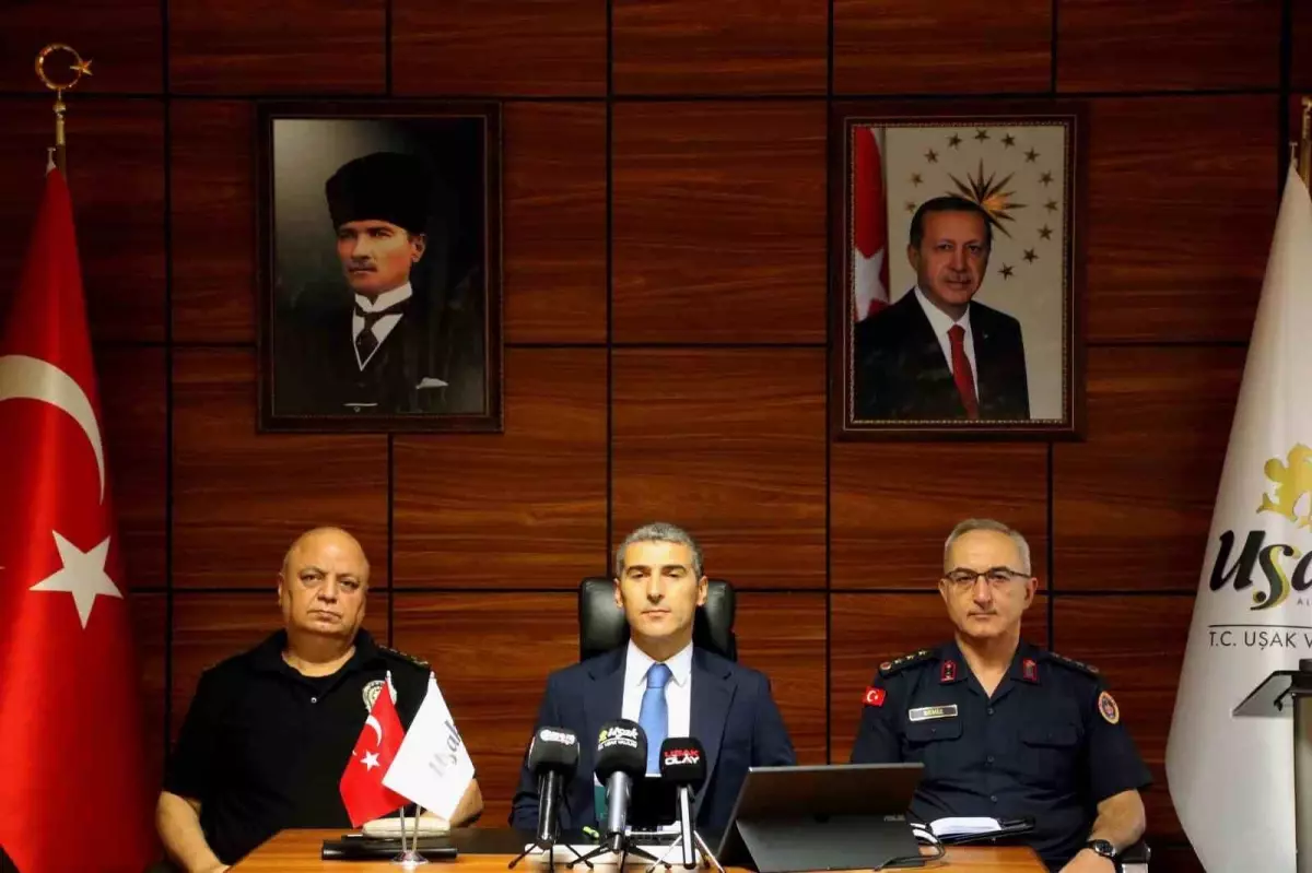 Uşak Valisi Aktaş, Güvenlik Değerlendirmesini T yaptı