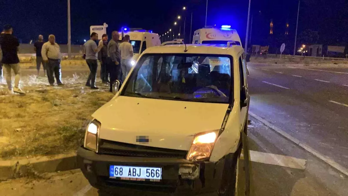 Aksaray'da Trafik Kazası: 1 Yaralı