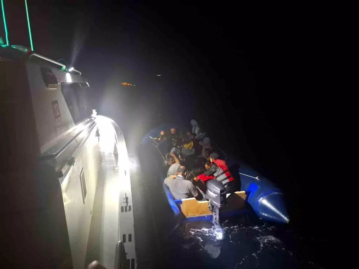 Çanakkale'de 36 Kaçak Göçmen Yakalandı