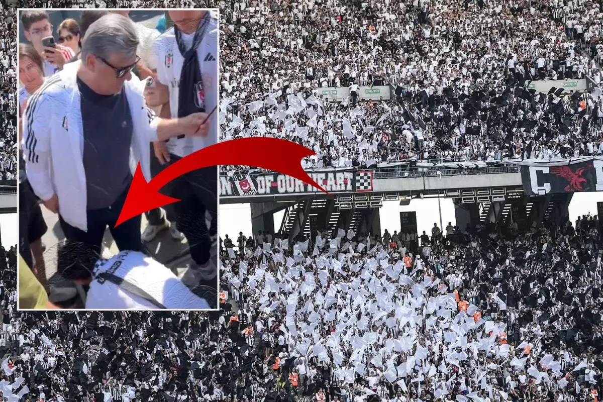 Beşiktaş taraftarı çıldırdı! Sevinçten Serdal Adalı'nın ayağını öptüler
