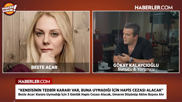 Beste Açar ve Evren Bölek Magazin Bahane yayınında karşı karşıya geldi