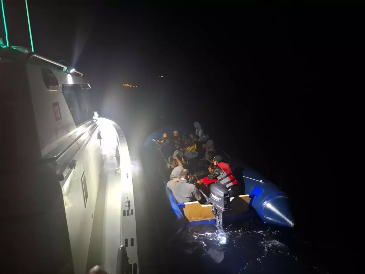 Çanakkale'de 36 Kaçak Göçmen Yakalandı
