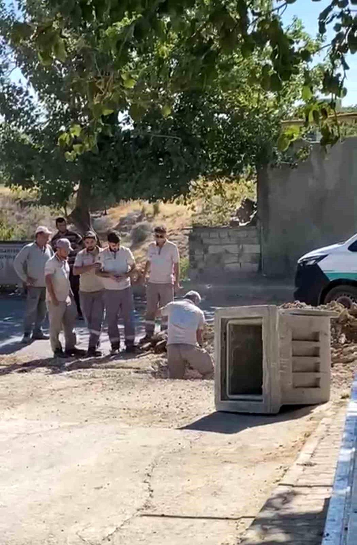 Adıyaman'da Doğalgaz Borusu Hasar Görünce Paniğe Neden Oldu