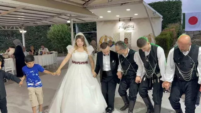 Bride came from Japan to Düzce: 13,000 kilometers of love