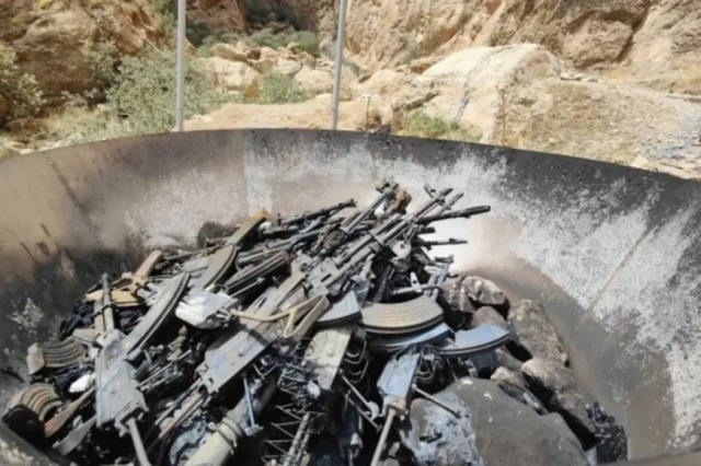The fate of the weapons burned by the PKK has been revealed