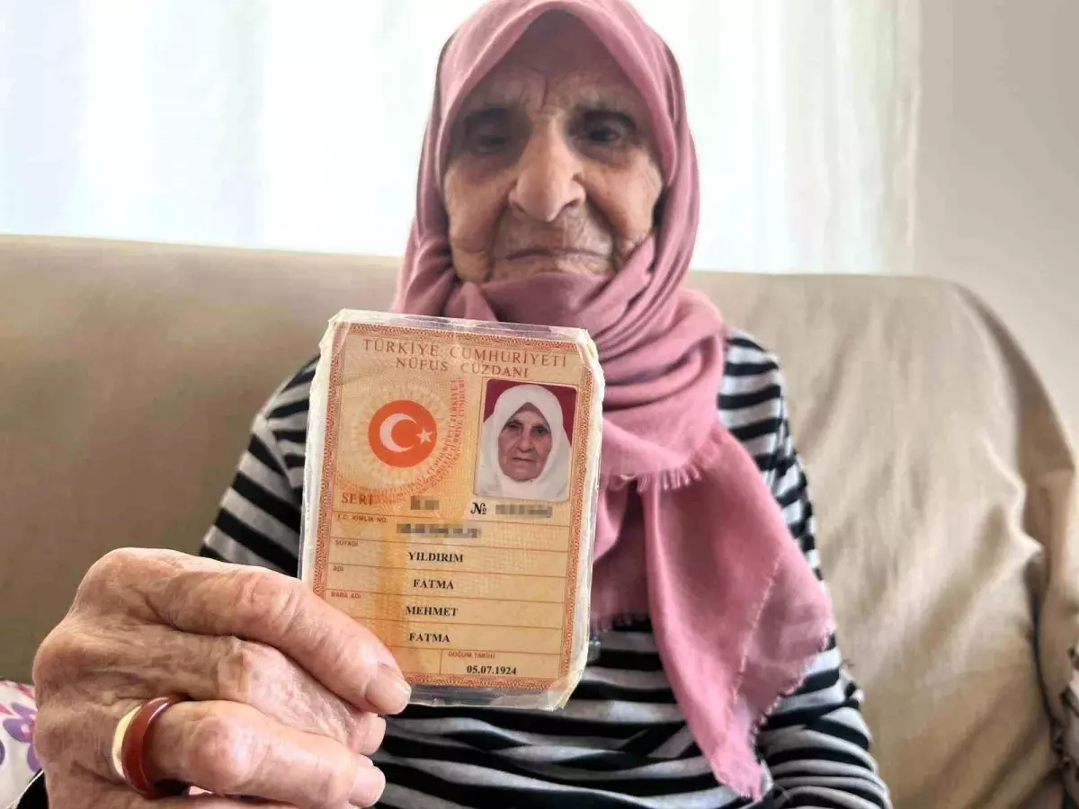 101 Yaşındaki Fatma Nine Sağlığıyla Dikkat Çekiyor
