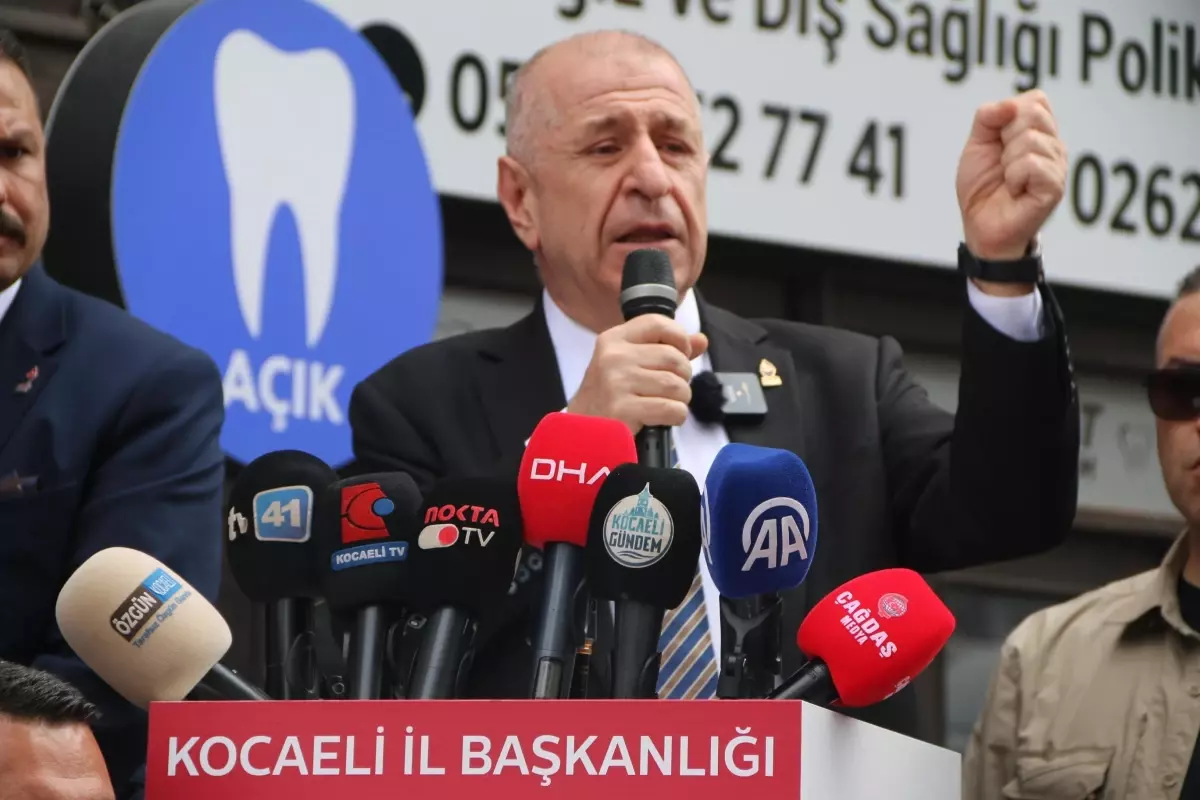 Zafer Partisi Genel Başkanı Ümit Özdağ: 'Türkiye'nin Birliğine ve Dirliğine El Sürdürmeyeceğiz'