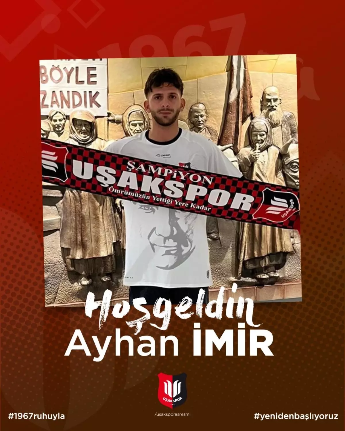 Uşakspor'dan İlk Transfer: Ayhan İmir ile 3 Yıllık Sözleşme İmzalandı