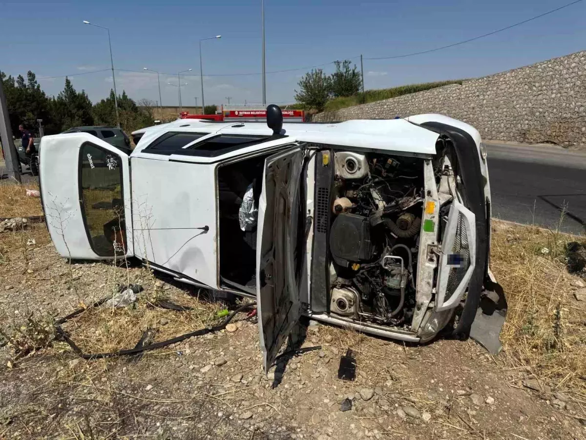 Batman'da Piknik Yolu Kazası: 5 Yaralı