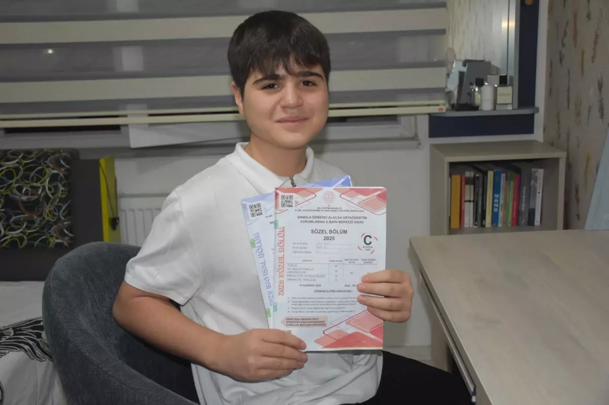 Batman'da LGS'de 500 Tam Puan Alan Öğrenci: Kitaplar En Yakın Arkadaşım