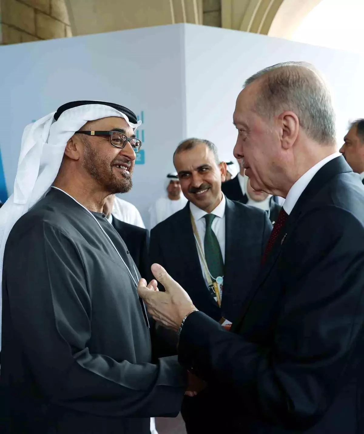 Cumhurbaşkanı Erdoğan, Birleşik Arap Emirlikleri Devlet Başkanı Al Nahyan ile görüştü