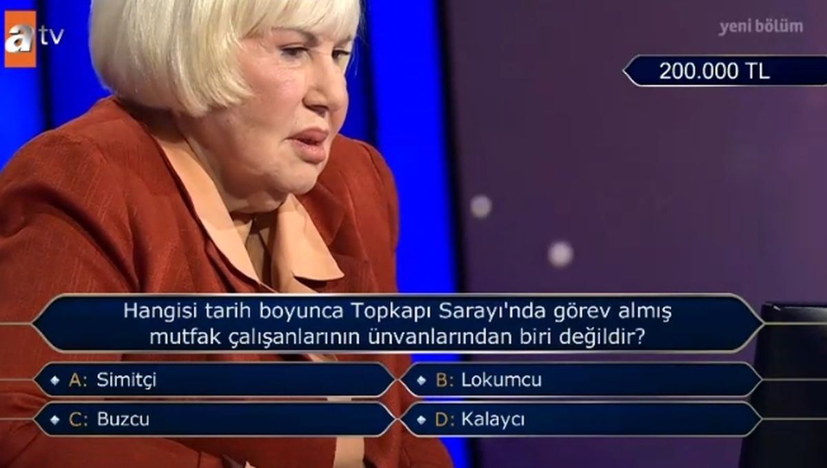 Hangisi tarih boyunca Topkapı Sarayı'nda görev almış mutfak çalışanlarının ünvanlarından biri değildir?