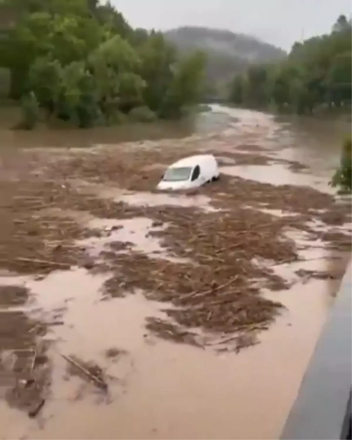 Zaragoza'da Şiddetli Yağışlar Sele Yol Açtı