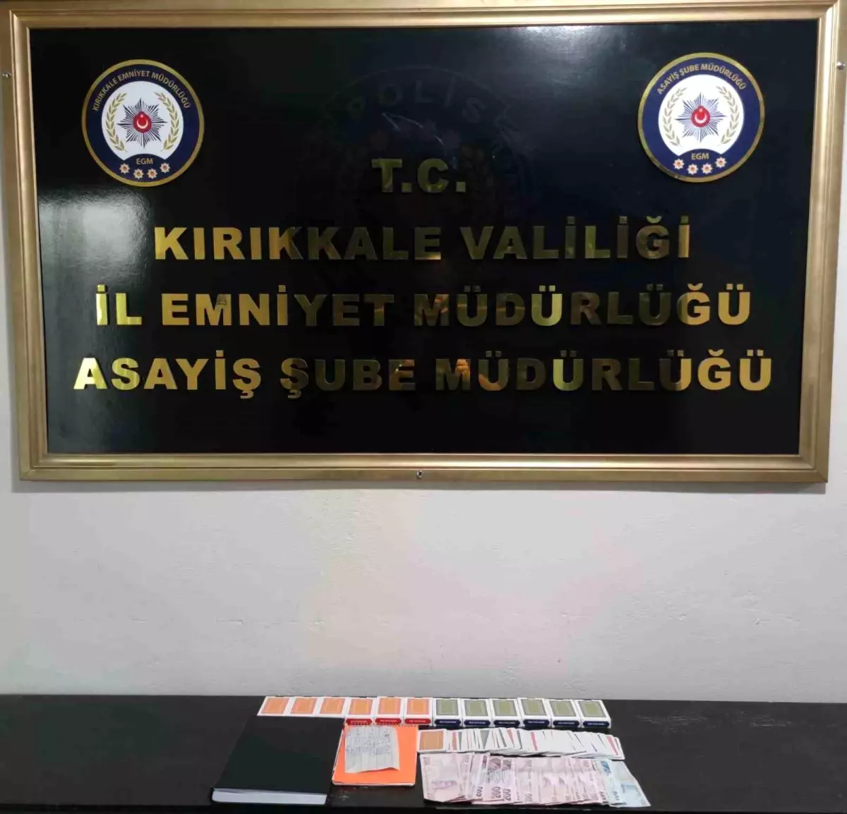 Kırıkkale'de Kumar Baskını: 6 Kişiye Para Cezası