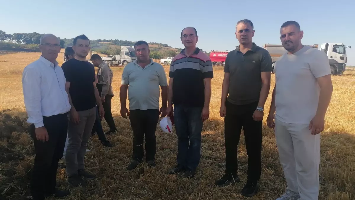 Balıkesir'de Tarım Arazisinde Çıkan Yangın Kontrol Altına Alındı