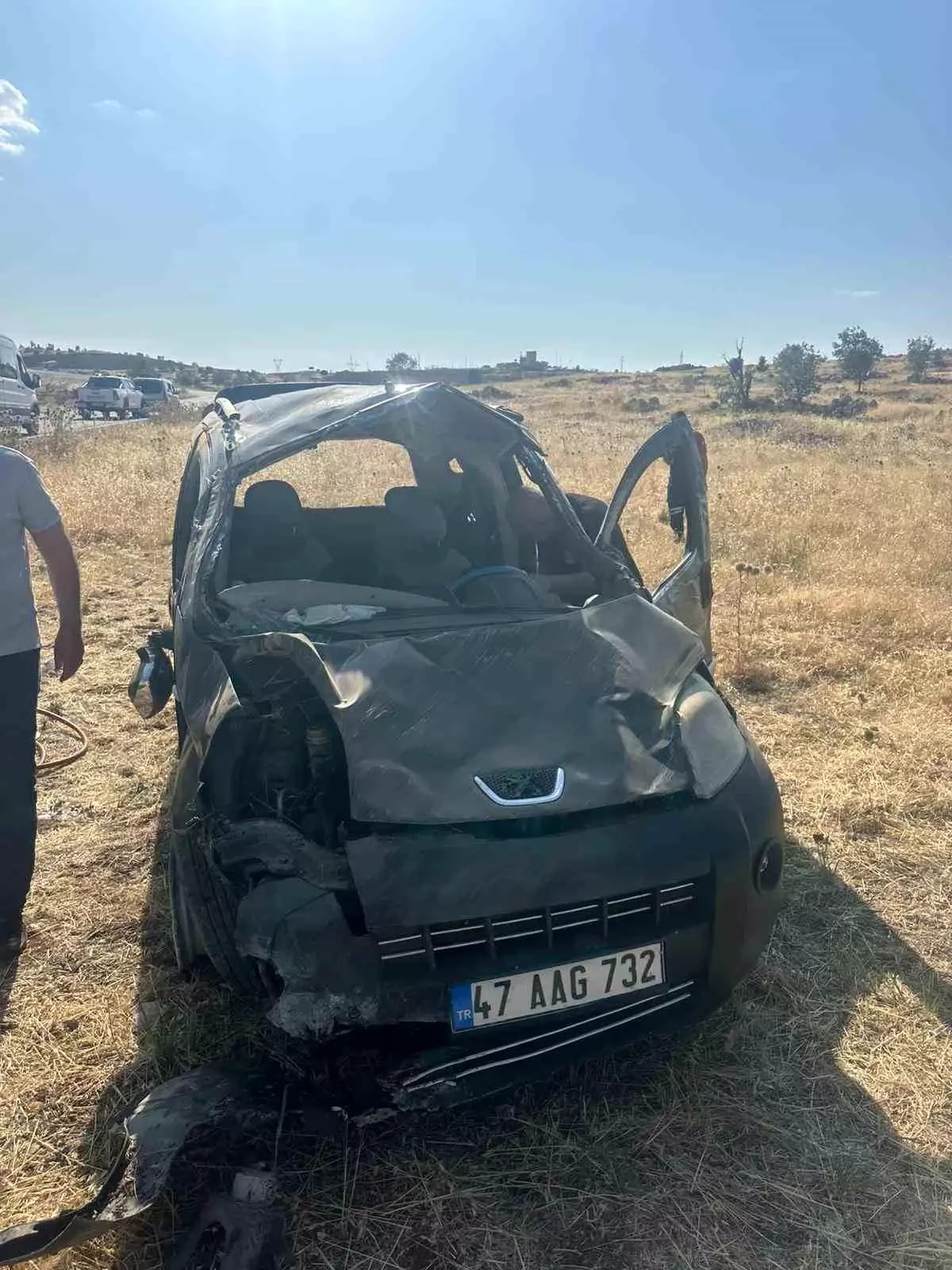 Mardin'de Takla Atan Araçta 4 Kişi Yaralandı