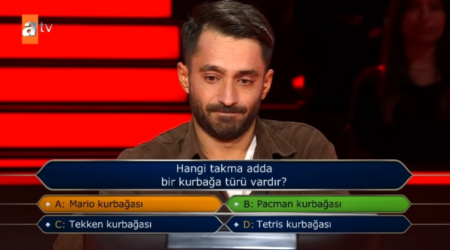 Mario kurbağası var mı?