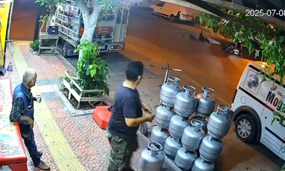 Mersin'de Motosiklet Kazaları Kamerada