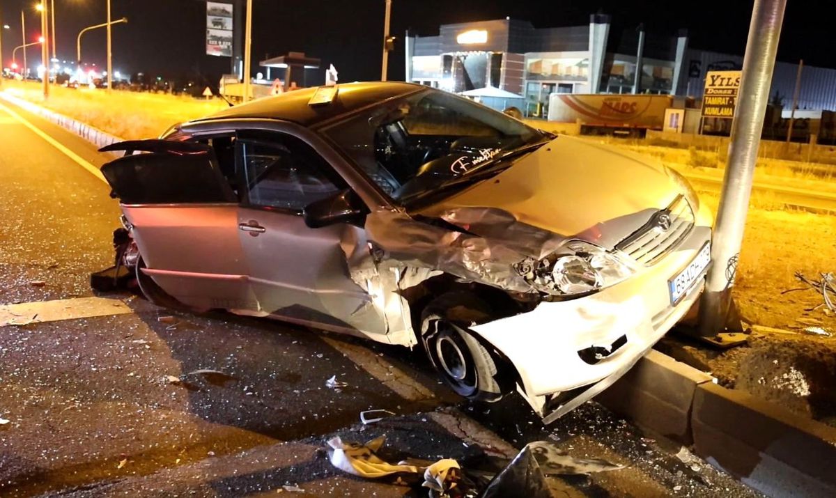 Aksaray'da Trafik Kazası: 1 Yaralı