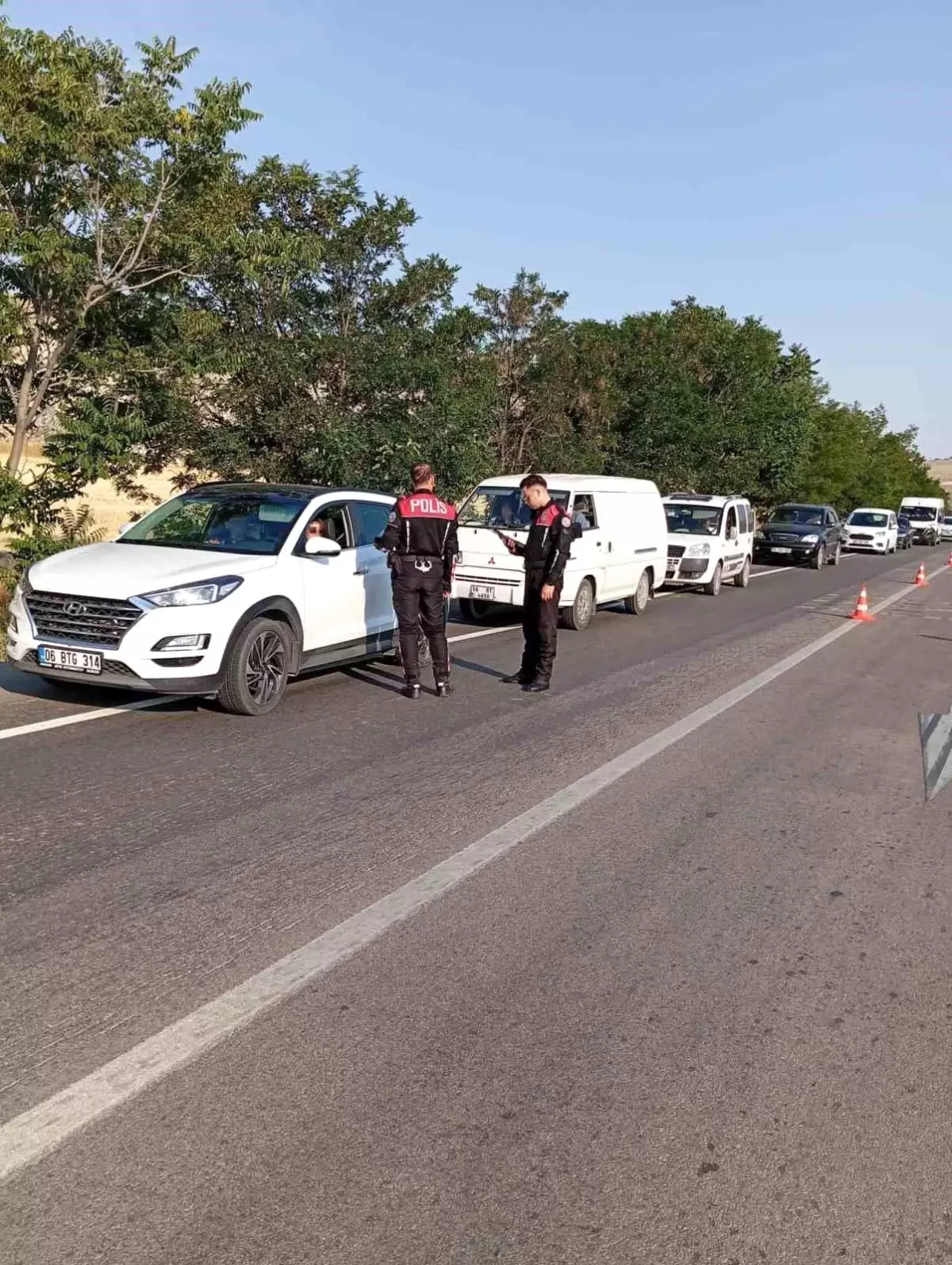 Beypazarı'nda Trafik Denetimleri Sürüyor