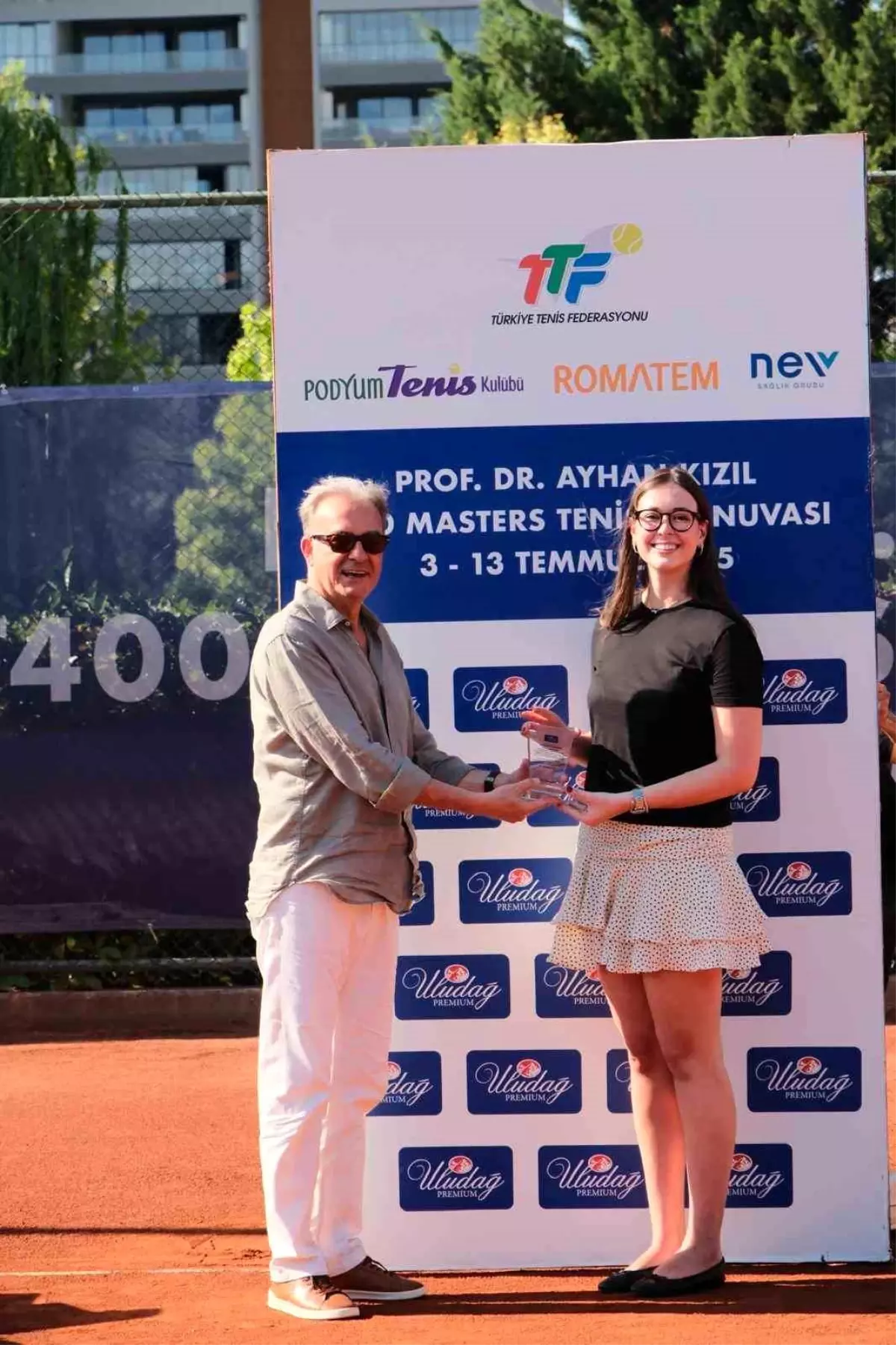 8. Prof. Dr. Ayhan Kızıl T400 Masters Tenis Turnuvası Bursa'da Yapıldı